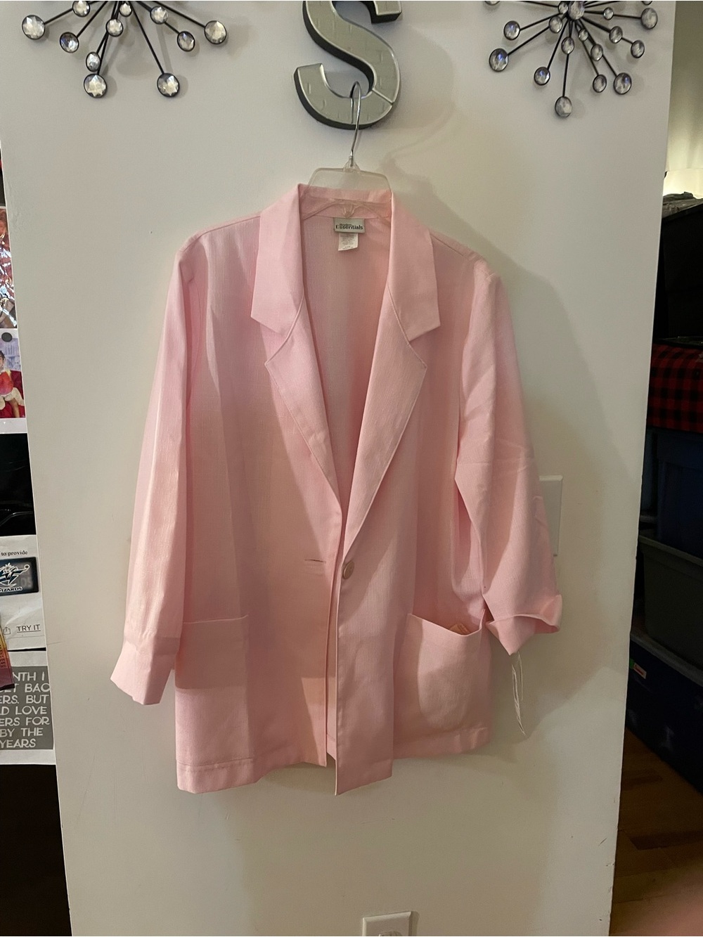 Modern Essentials Pink Women's Blazer Size M